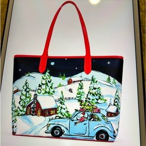 Talbots Holiday Ride Tote